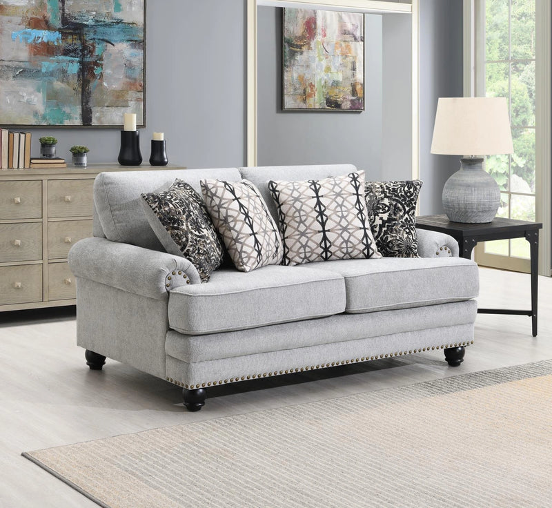 U237 Gray Loveseat