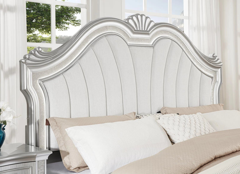 Silver King Bed
