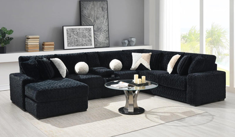 Black Corduroy Console