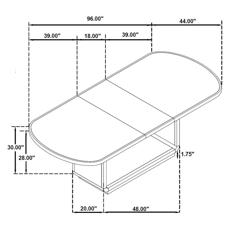 Leandro Extension Dining Table