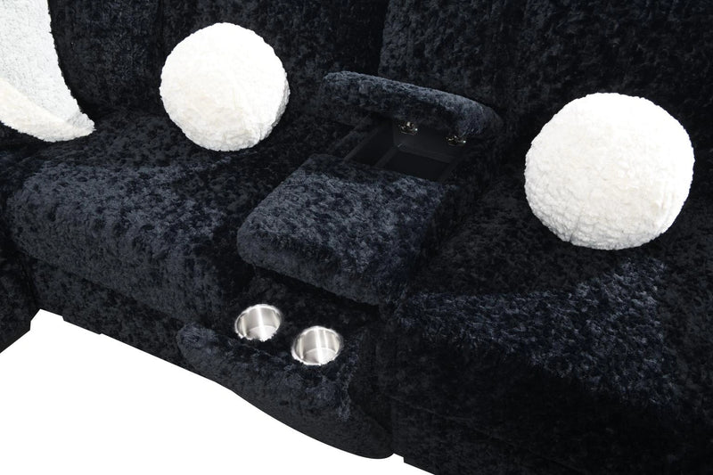 Black Corduroy Console