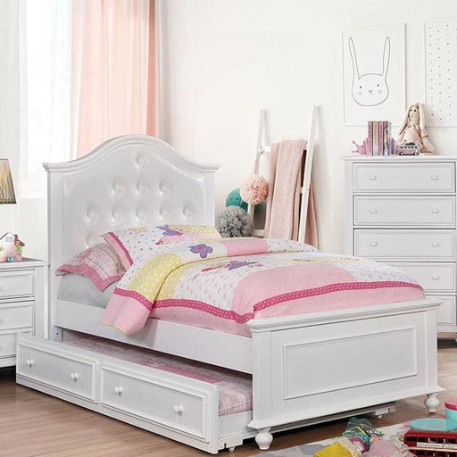 OLIVIA White Full & Twin Bed - Mojo Outlet (Toledo, OH)