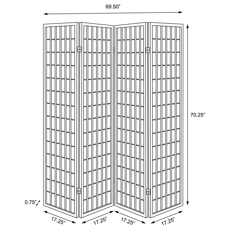 Roberto Four-Panel Room Divider