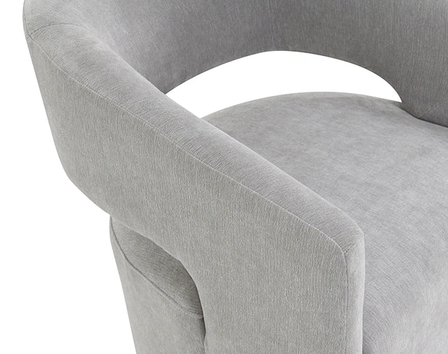 Tresa Arm Chair with Casters
