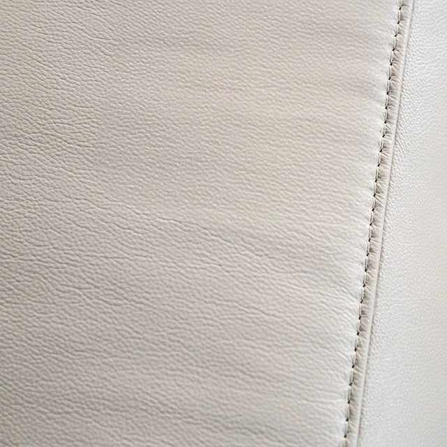 Bienne Sofa Manual Recliner White & Black