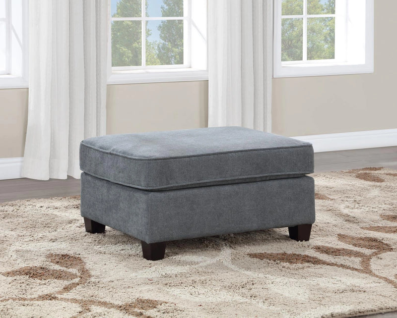 U279 Gray Fabric Wedge With 2 Pillows