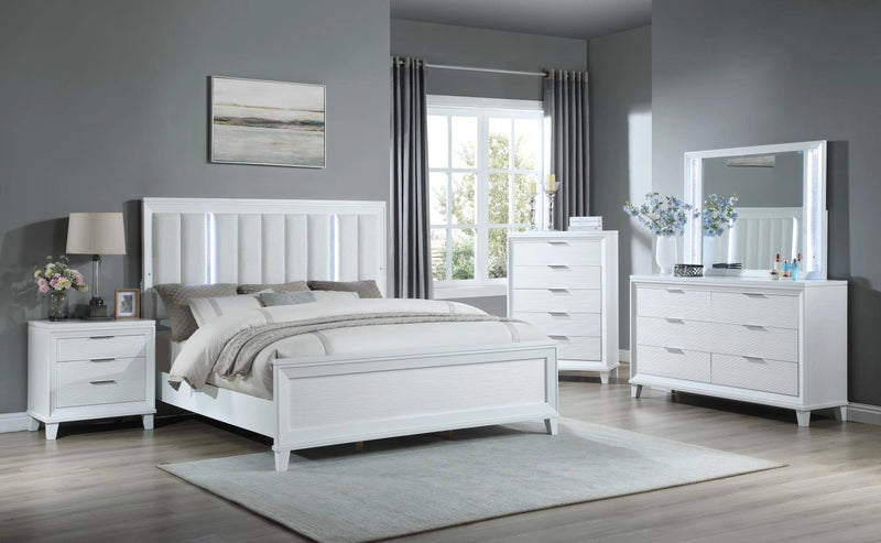 King Bed-Dresser-Mirror