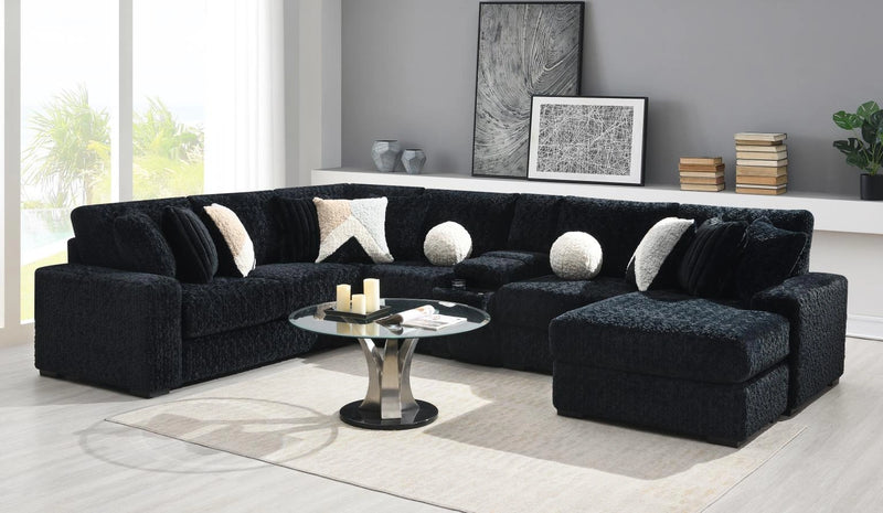 Black Corduroy Console