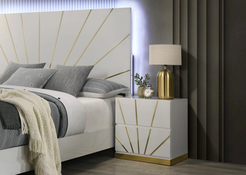 Queen Bed Frame - Dresser - Mirror - Chest - Nightstand