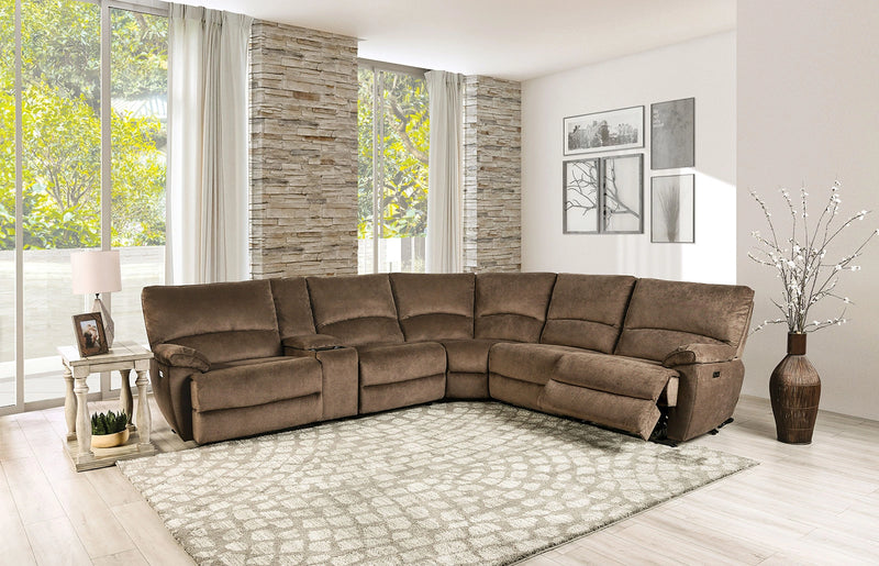 CERELIA Power Sectional, Brown