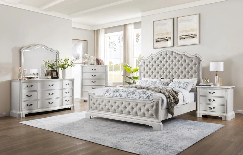 King Bed Frame - Dresser - Mirror - Chest - Nightstand