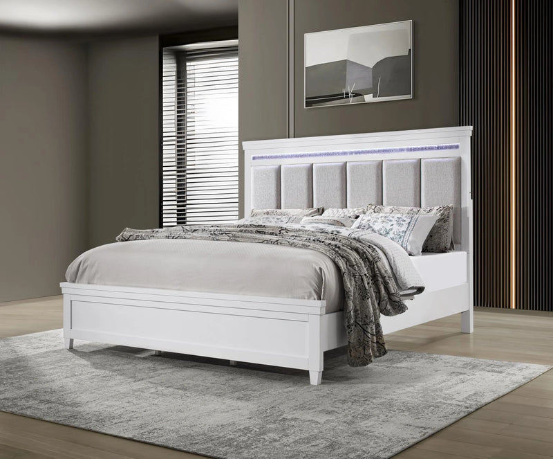 White Led Night Stand