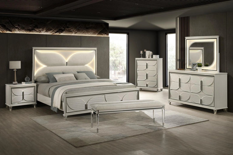 King Bed - Dresser - Mirror
