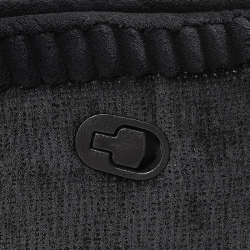 Black Corduroy Motion Chair