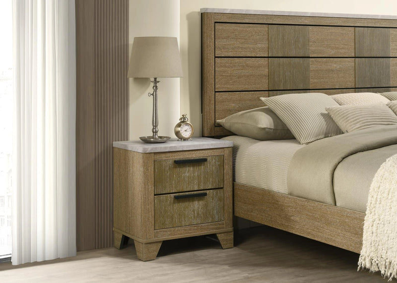 Aspen Oak Queen Bed