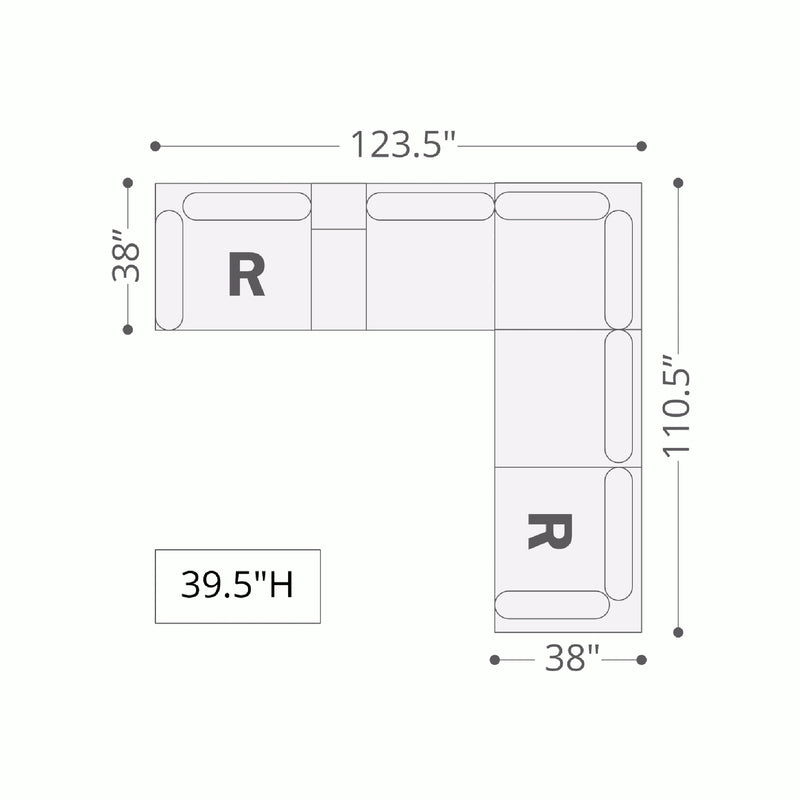 Mattheus Power Sectional with Console + 2 Recliners