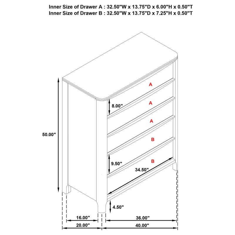 Maderia Chest of Drawers