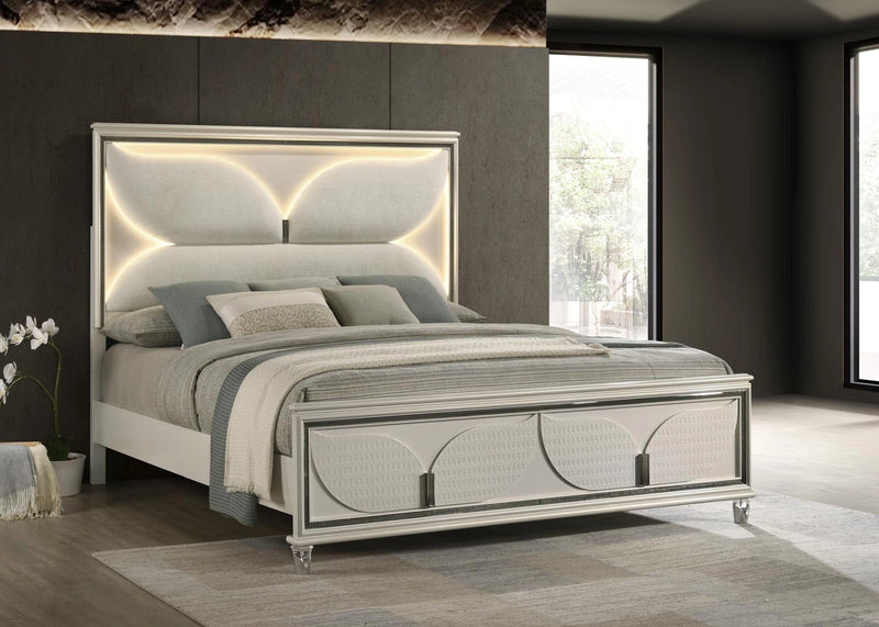 Mysterious Gold King Bed