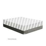 FOA East Aleksa Grey full-size foundation with a sleek gray finish and sturdy platform design