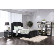 FOA East Atria bed in full, queen, Eastern king, or California king size with upholstered headboard