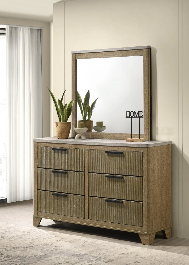 Aspen Oak Mirror