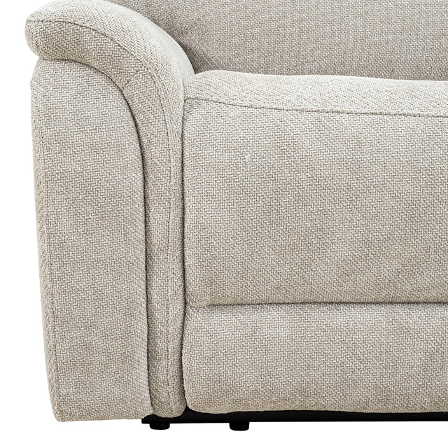 Mattheus Power Sectional with Cooler + 3 Recliners