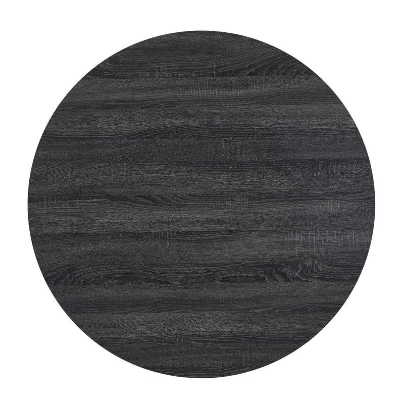 Black Round Dining Table