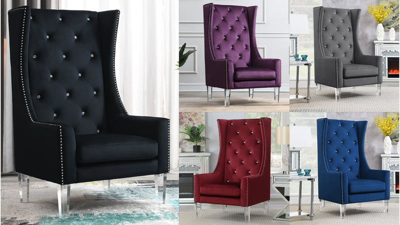 KingArthur HIGH BACK WING CHAIR - D2091-RYB