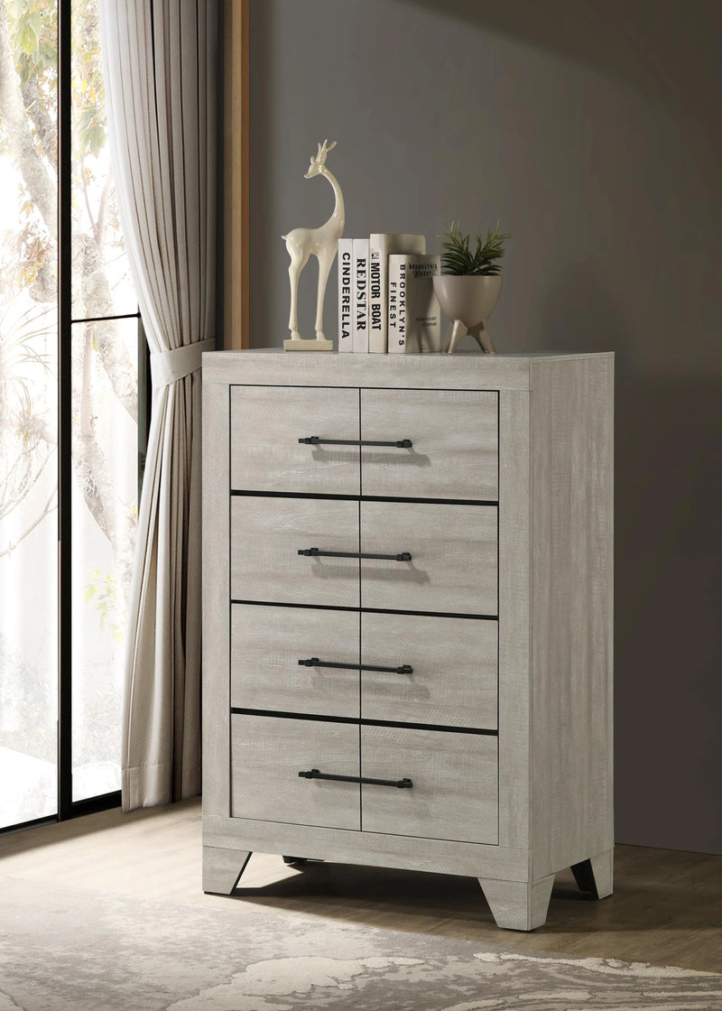King Bed-Dresser-Mirror