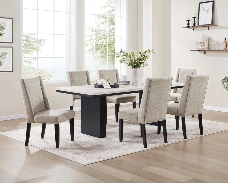 Dining Table-6 Side Chairs