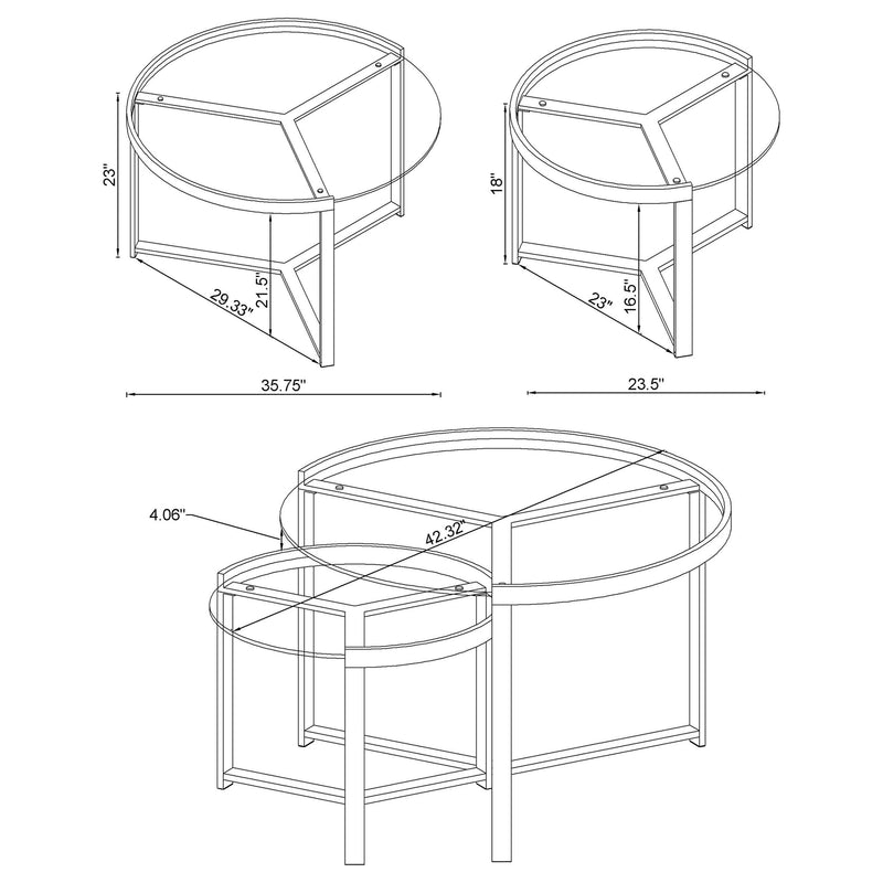 Delia Nesting Coffee Table