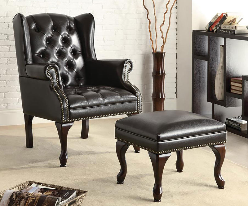 Roberts Chair and Ottoman Set