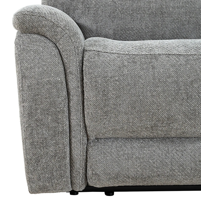 Mattheus Power Sectional with Console + 2 Recliners