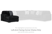 Ashley Furniture Midnight-Madness sectional with chaise, modern living room sofa with plush cushions and stylish design.