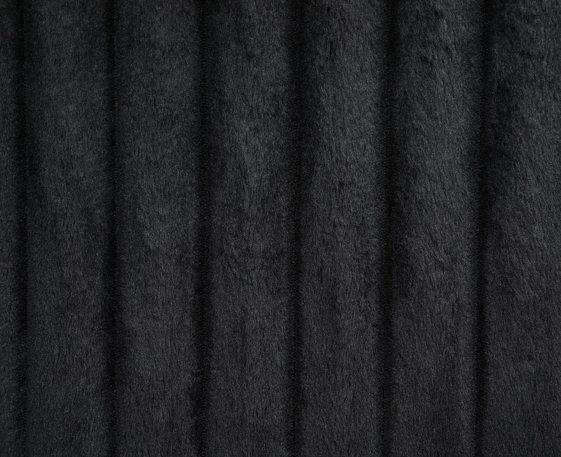 Black Corduroy Power Led Reclining Sofa