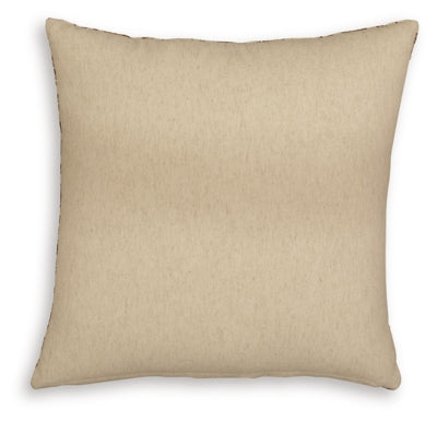 Set of four Ashley Furniture Altmontner pillows featuring soft fabric covers and decorative patterns for cozy home decor.