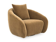 Ashley Furniture Yahya Swivel Accent Chair with plush fabric, modern design, and a rounded back for stylish comfort.