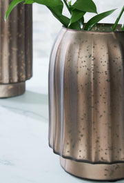 Elegant Briarcott Vase by Ashley Furniture featuring a sleek design and neutral finish, perfect for modern home decor.