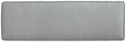 Outdoor dining bench by Ashley Furniture with a cushioned seat, ideal for outdoor patio or garden seating.