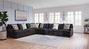 Ashley Furniture Lavernett living room set with sofa and chairs in a modern design, showcased in a stylish living space.