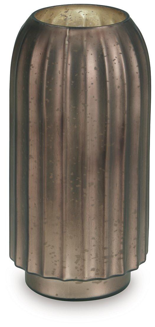 Elegant Briarcott Vase by Ashley Furniture with a glossy finish, perfect for modern home decor display.