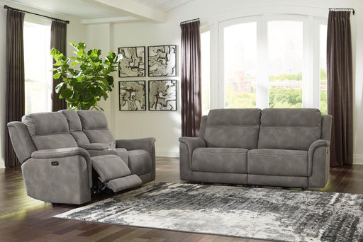 Ashley Furniture Next-Gen DuraPella living room set with plush sofa and armchair, modern design, in a stylish living space.
