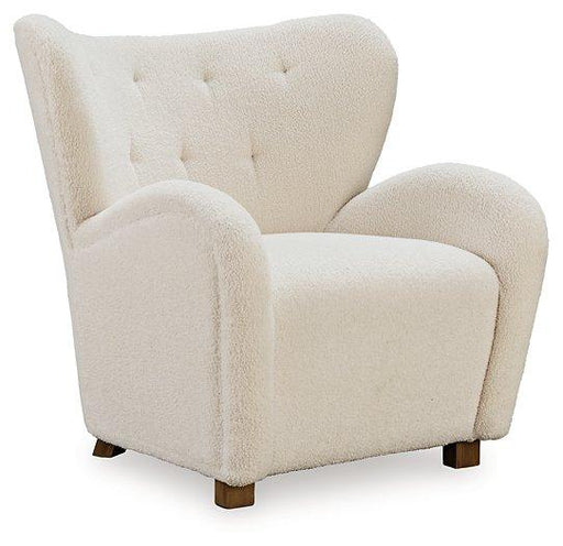 Ashley Furniture Larbell Accent Chair with plush fabric upholstery and stylish design, perfect for modern living rooms.