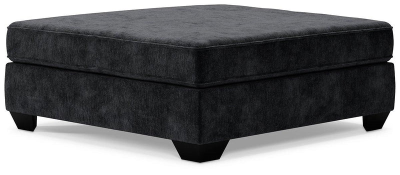 Lavernett oversized accent ottoman by Ashley Furniture with soft fabric upholstery and a modern design.