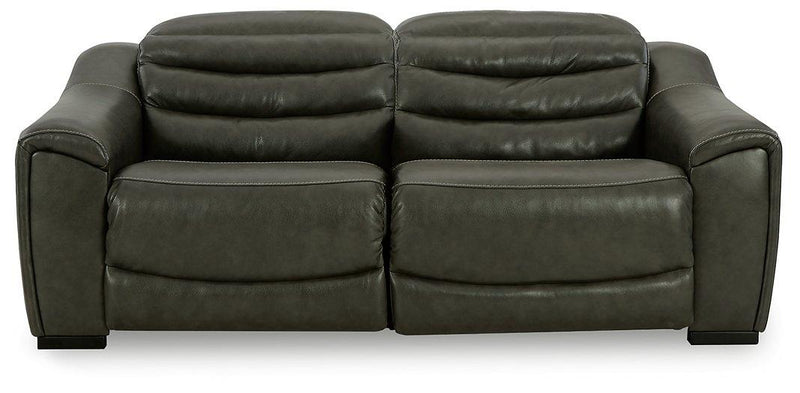 Center Line Power Reclining Sectional Loveseat