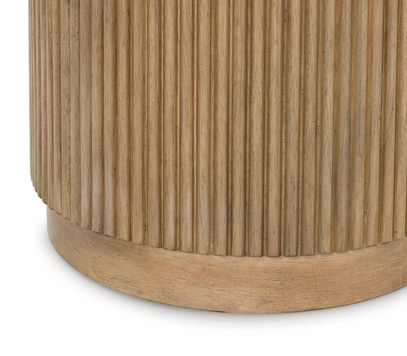Ashley Furniture Camdill coffee cocktail table with a sleek wooden surface and modern design, ideal for living room decor