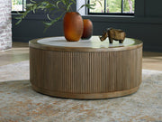 Ashley Furniture Camdill Coffee Table, stylish cocktail table with a wood finish and modern design, displayed in a living room setting