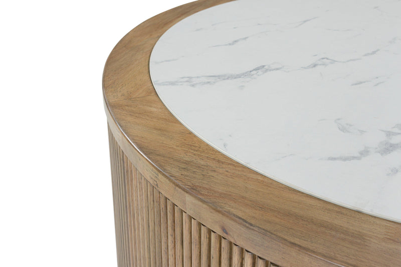 Ashley Furniture Camdill coffee table, modern cocktail table with a sleek wooden finish and clean lines, ideal for living room decor.