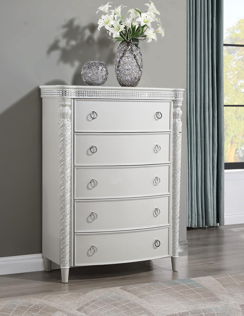 King Bed Frame - Dresser - Mirror - Chest - Nightstand