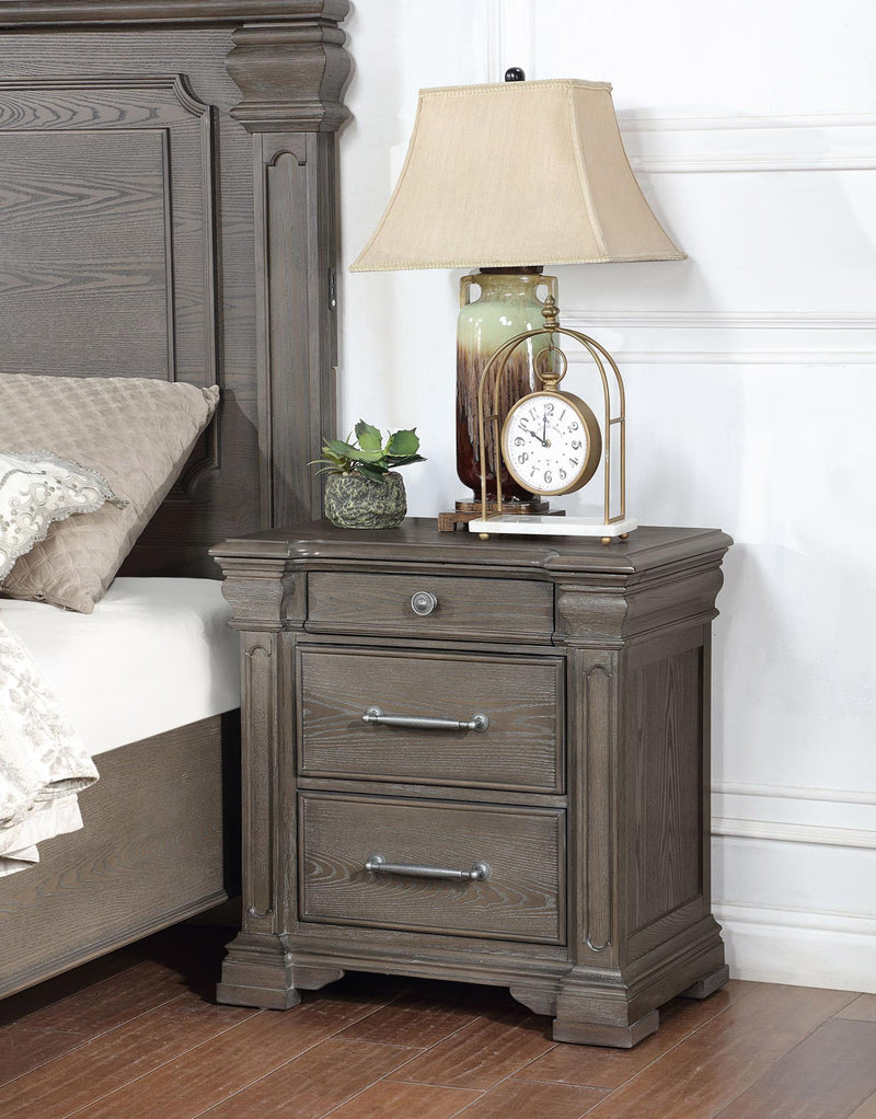 B067 Dark Gray Night Stand